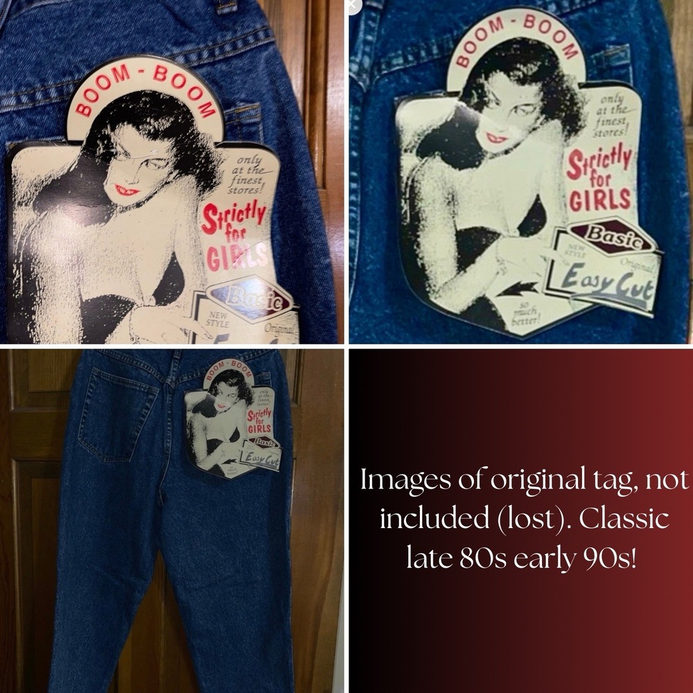 Vintage Embroidered High Waist Mom Jeans 13/14 Size 4 6 28 Festival Hippie Boho - Picture 6 of 16